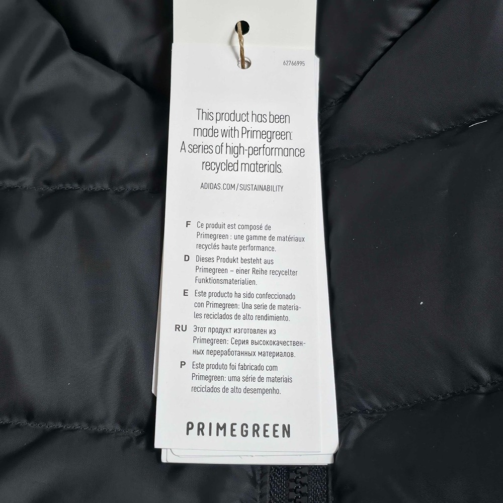 Adidas Essentials Down Filled Polyester Black Jac… - image 7